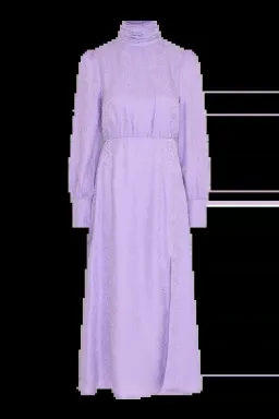 Olivia Rubin Gwen Midi Dress Lilac Size UK 12 for rent on The Volte - image 4