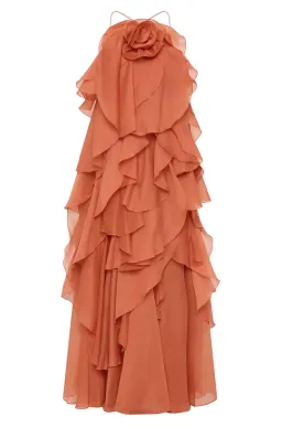 Aje Pandorea Layered Maxi Dress for rent on The Volte - image 4