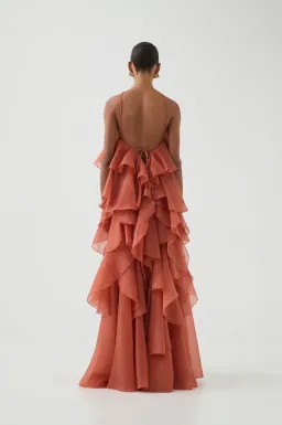 Aje Pandorea Layered Maxi Dress for rent on The Volte - image 3