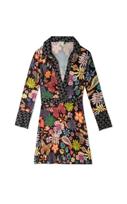 RIXO Patti Mini Dress Print Size 10 for rent on The Volte - image 2