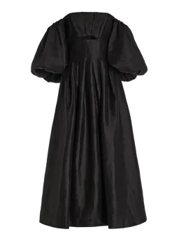 Aje Eugenie Off Shoulder Midi Dress Black Size UK 10 for rent on The Volte - image 6