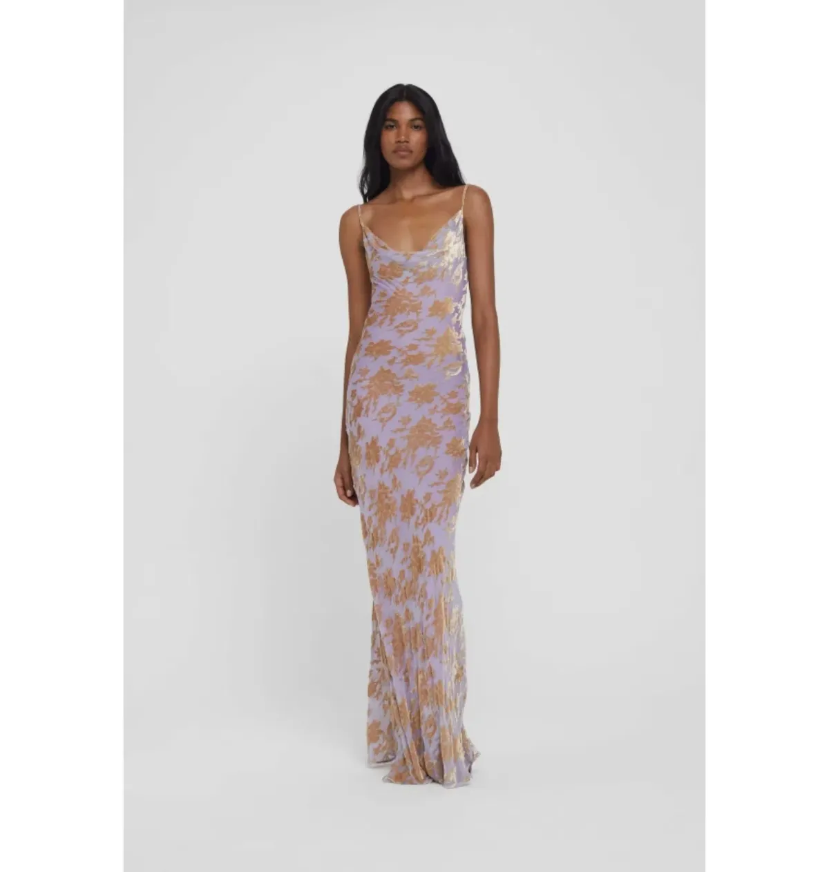 Rat & Boa Athena Maxi Dress in Purple Size UK 12 - Image 1