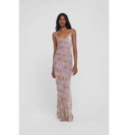 Rat & Boa Athena Maxi Dress in Purple Size UK 12 for rent on The Volte - image 1