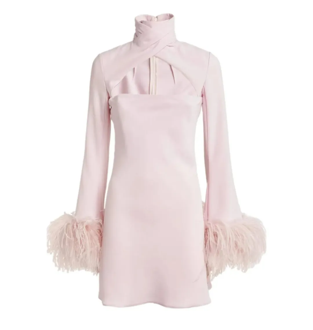 16Arlington Odessa Mini Dress Pink Size UK 12 for rent on The Volte - main image