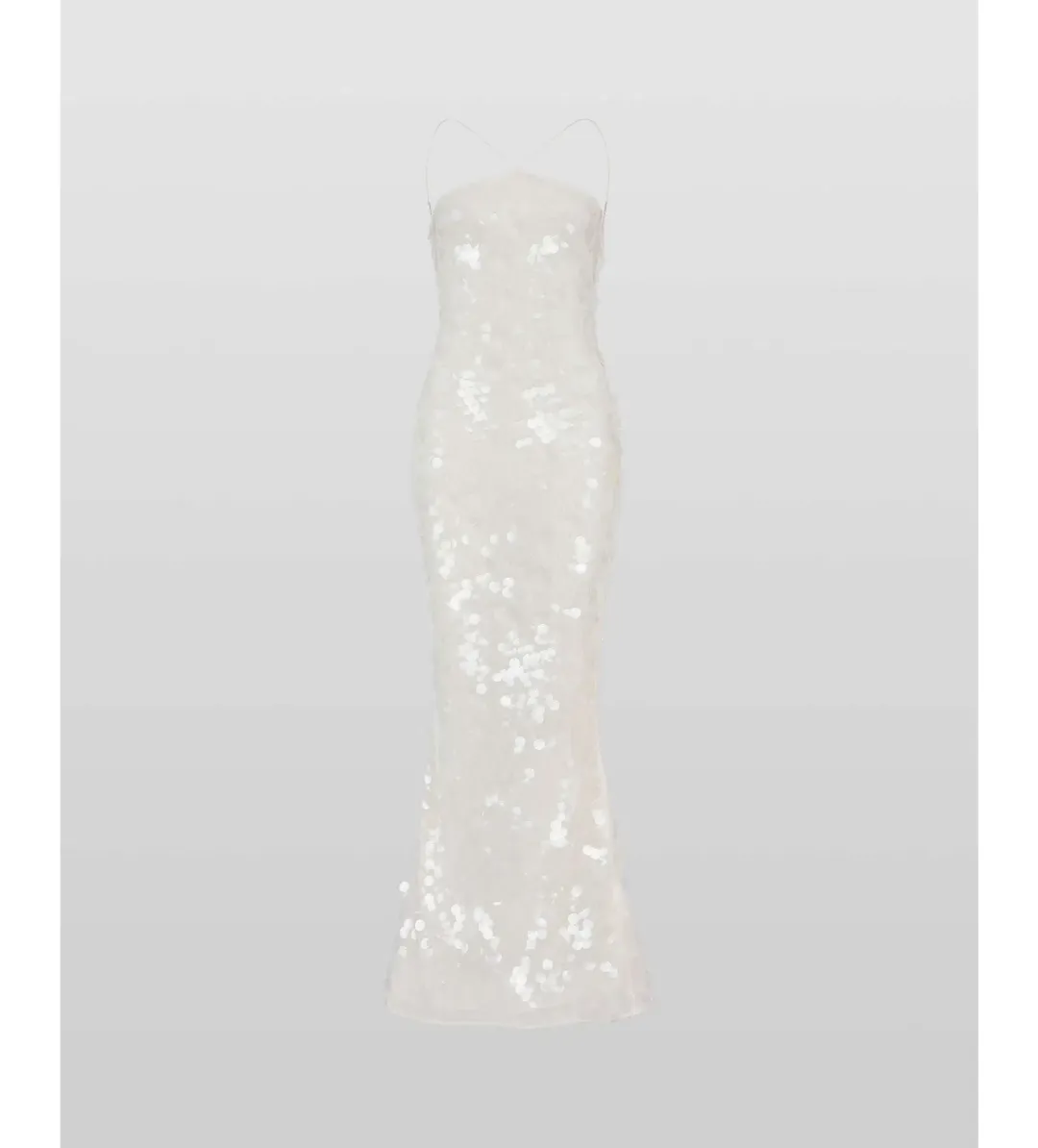 Rat & Boa Emmanuella Dress White Sequin Size M/UK 10 for rent on The Volte - main image