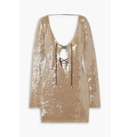 16arlington Solarium Mini Dress Neutral Size UK 12 for rent on The Volte - image 4