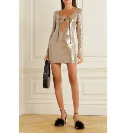 16arlington Solarium Mini Dress Neutral Size UK 12 for rent on The Volte - image 1