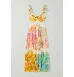 Zimmermann Raie Cut Out Dress Multi Size UK 10 for rent on The Volte - image 3