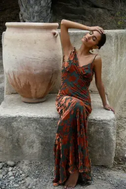 Rat & Boa Vienna Maxi Dress Print Size UK 12 for rent on The Volte - image 1