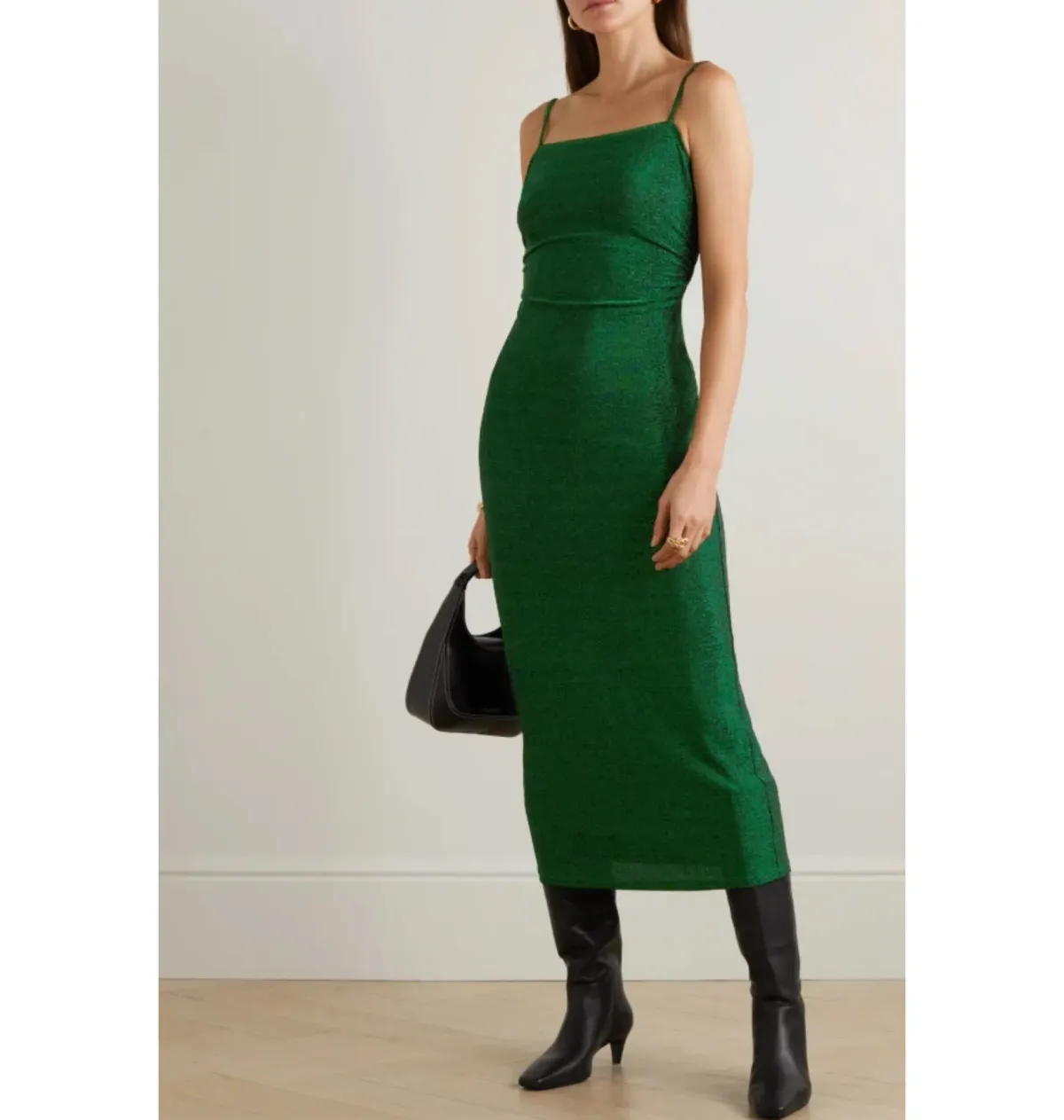 Reformation Breslin Dress Green Size UK 12 - Image 3