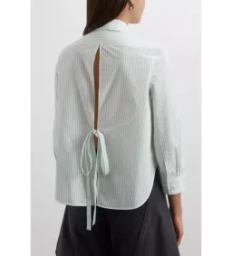 Loewe Trapeze Shirt Green/White Stripe Size 10 for rent on The Volte - image 3