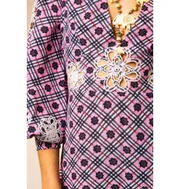 Rixo Dada Dress Pink Size UK 10 for rent on The Volte - image 3