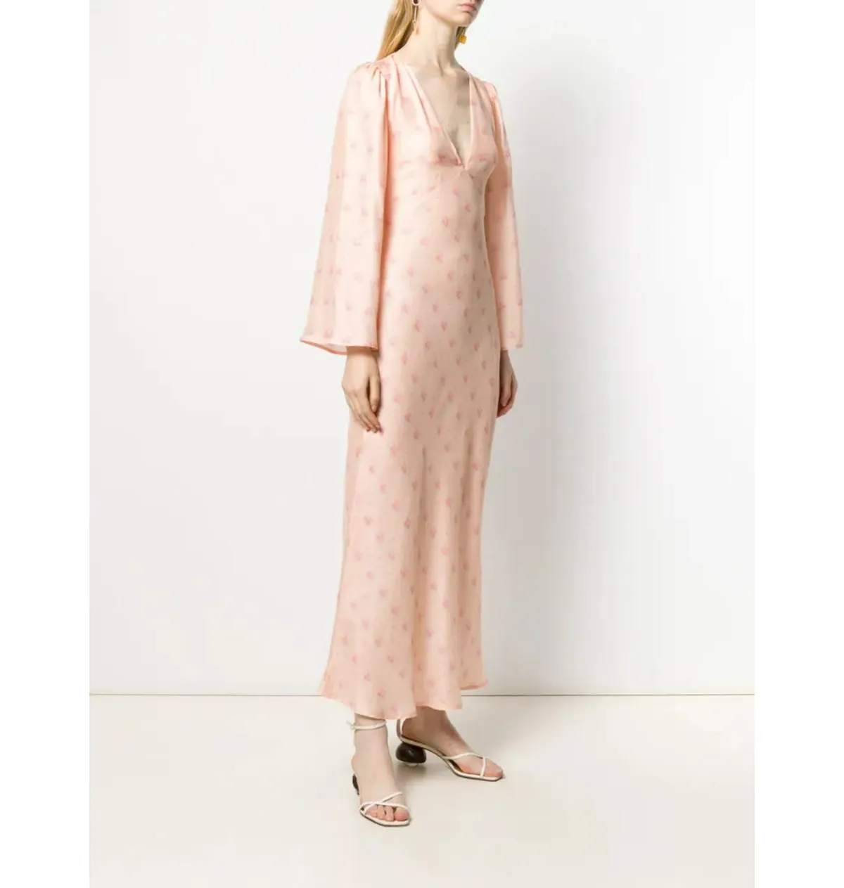 Rixo Nadia Middi Dress Buttercup Size UK 10 - Image 2