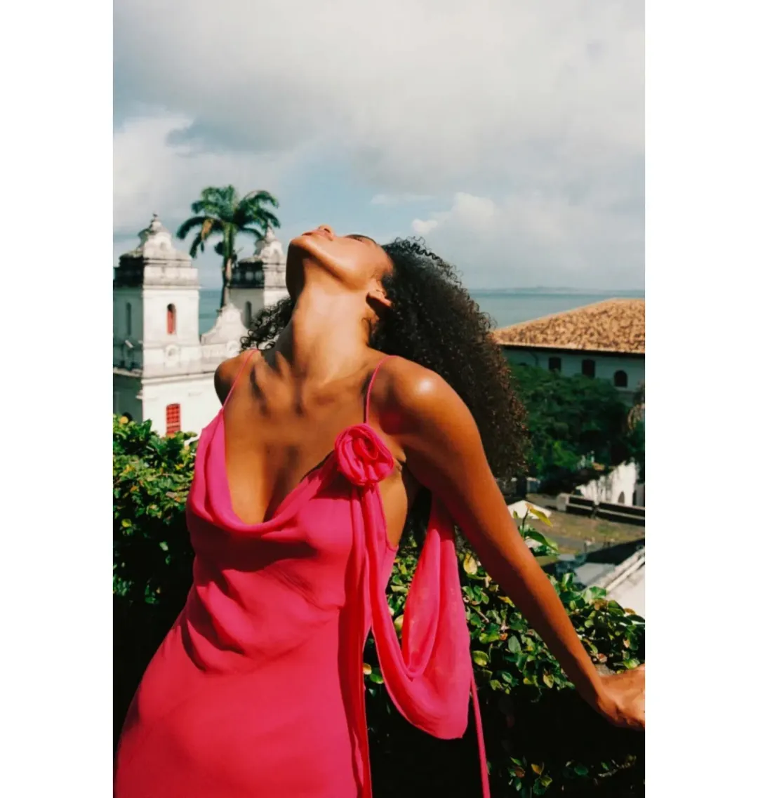 Rat & Boa Sirena Dress Pink Size UK 10 for rent on The Volte - main image