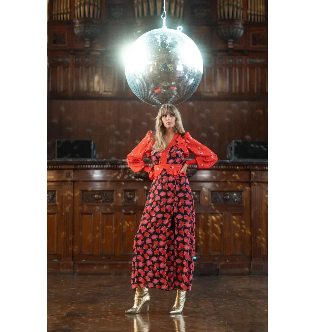 Queens Of Archive Chrissie NYC Dress Floral Size UK 10 for rent on The Volte - main image