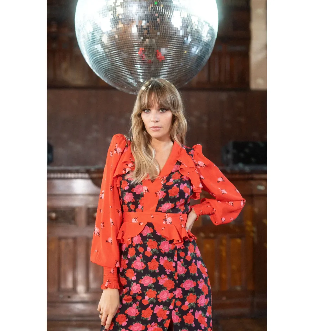 Queens Of Archive Chrissie NYC Dress Floral Size UK 10 for rent on The Volte - main image
