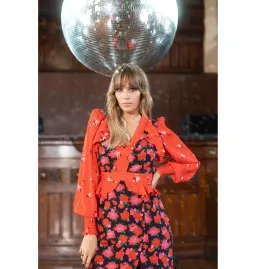 Queens Of Archive Chrissie NYC Dress Floral Size UK 10 for rent on The Volte - image 3