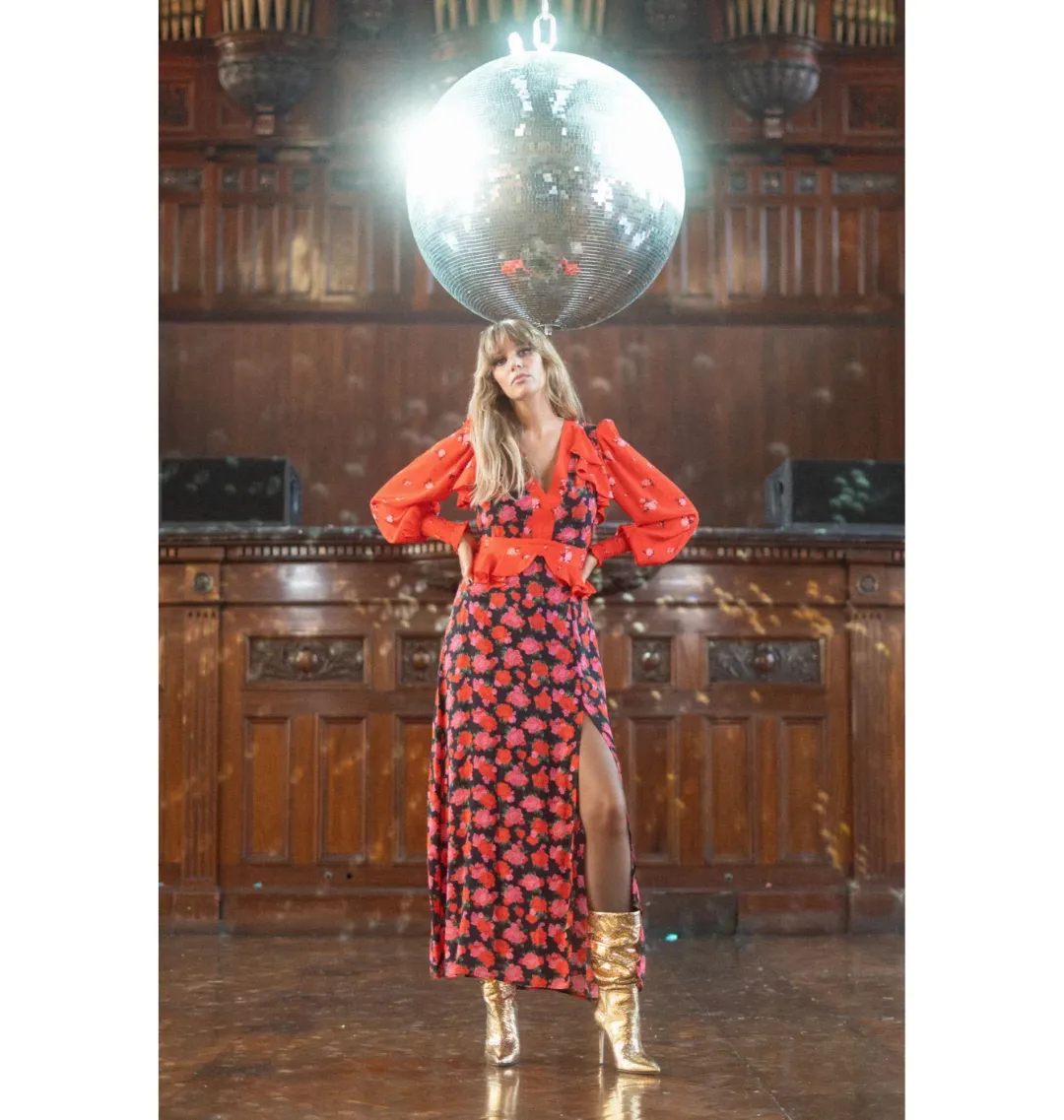 Queens Of Archive Chrissie NYC Dress Floral Size UK 10 for rent on The Volte - main image