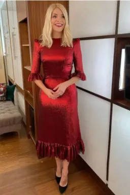 The Vampire's Wife The Falconetti Midi Dress Red Size UK 10 for rent on The Volte - image 4