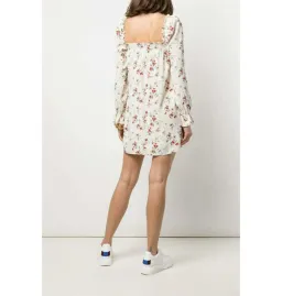 Reformation Hudsen Dress Floral Size UK 10 for rent on The Volte - image 3