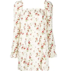 Reformation Hudsen Dress Floral Size UK 10 for rent on The Volte - image 5