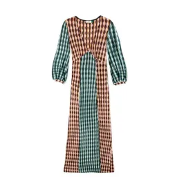 Rixo Phoebe Crochet Knit Dress Multi Size UK 10 for rent on The Volte - image 4