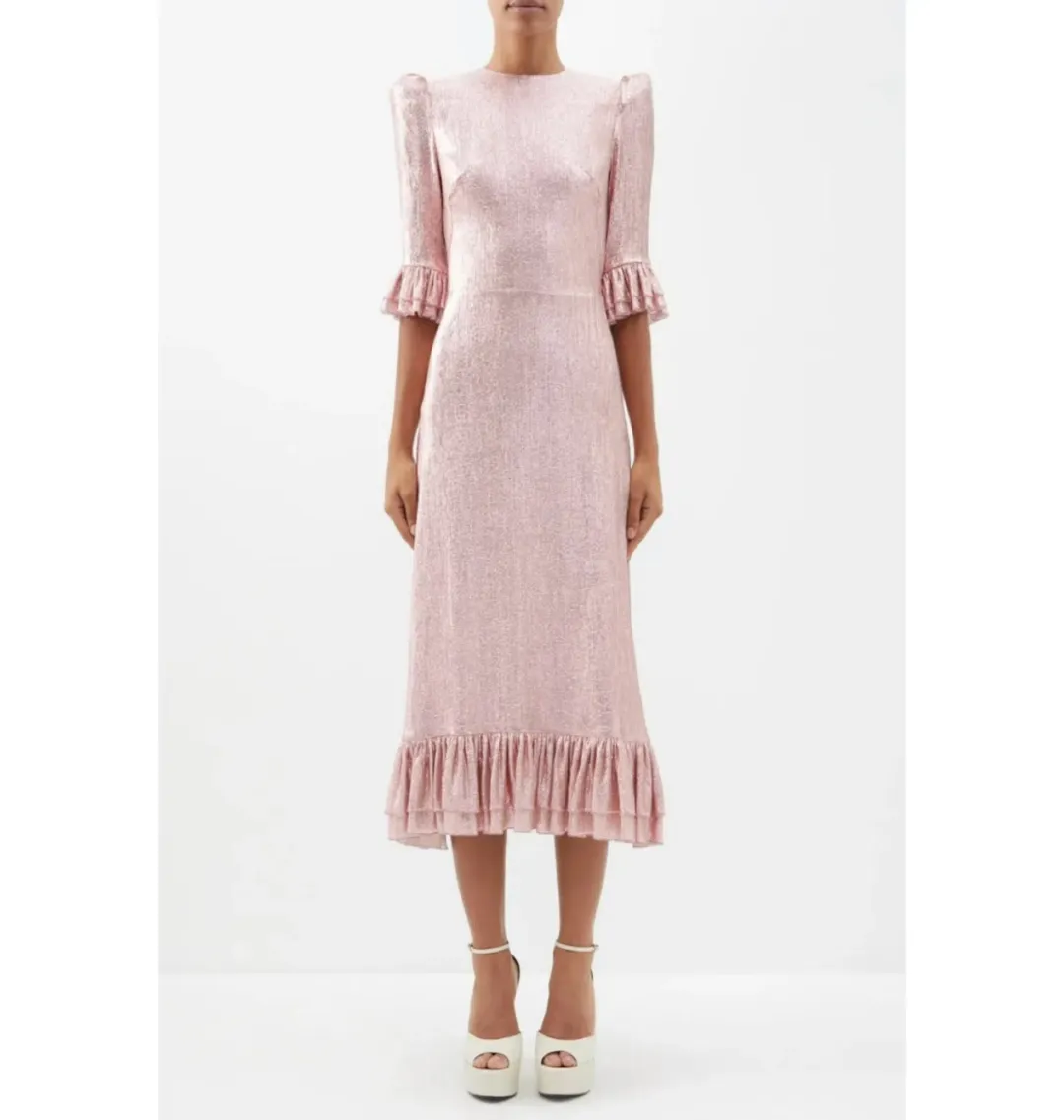 The Vampire’s Wife Falconetti Dress in Pink Size UK 12 for rent on The Volte - main image