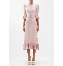 The Vampire’s Wife Falconetti Dress in Pink Size UK 12 for rent on The Volte - image 1