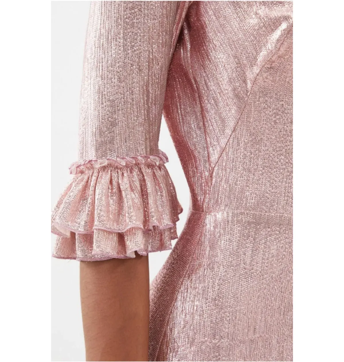 The Vampire’s Wife Falconetti Dress in Pink Size UK 12 - Image 3