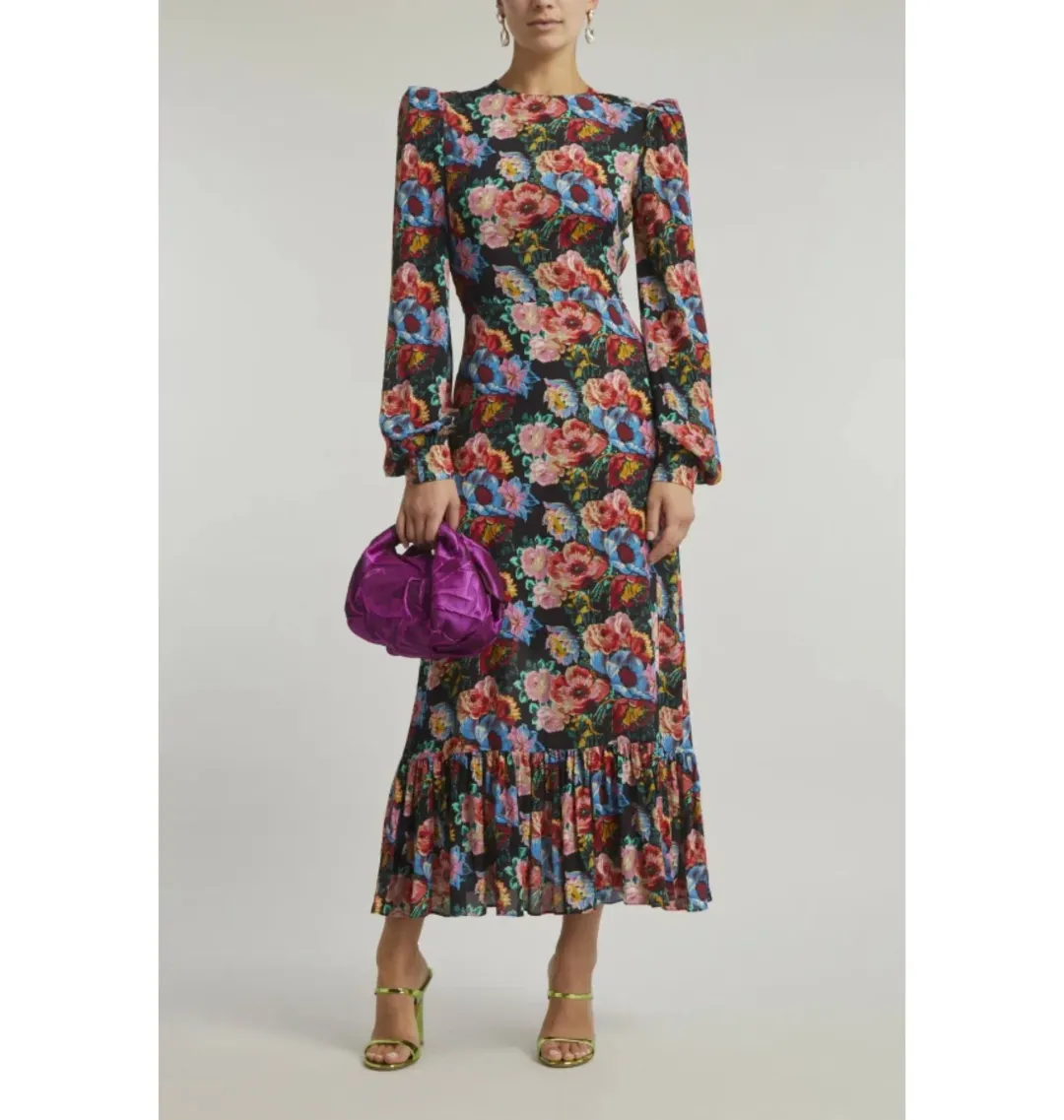 The Vampire’s Wife Villanelle Dress Floral Size UK 12 for rent on The Volte - main image