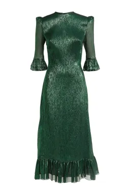 The Vampire's Wife The Falconetti Midi Dress Green Size UK 14 for rent on The Volte - image 5