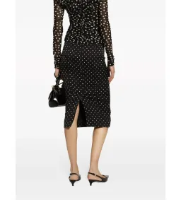 Dolce & Gabanna Polka Dot Pencil Skirt Size 42 / UK 10 for rent on The Volte - image 4