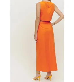 Reformation Mylie Co-ord Orange Size 10 for rent on The Volte - image 2
