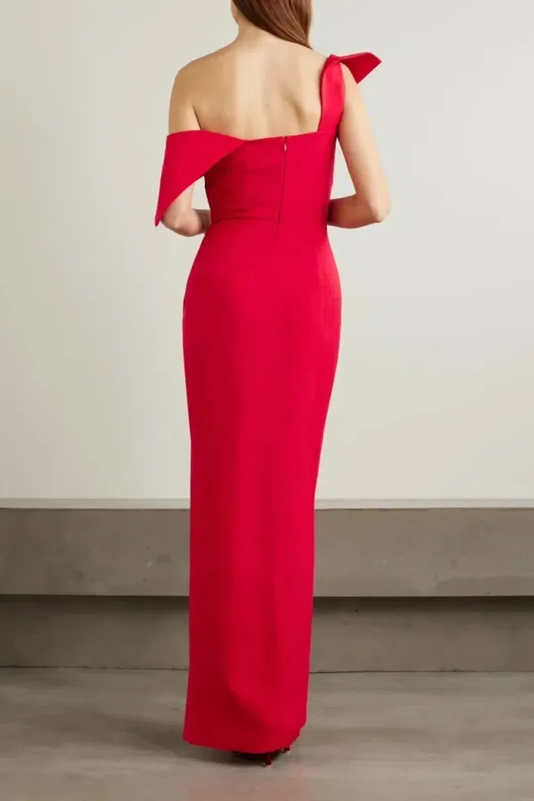 Roland Mouret One Shoulder Asymmetrical Gown Size 10 for rent on The Volte - main image