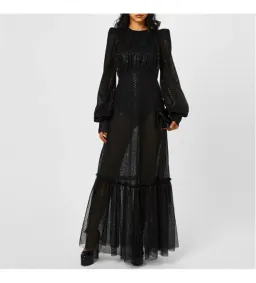 The Vampire’s Wife Royal Sorceress Gown in Black Size UK12 for rent on The Volte - image 3