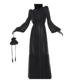 The Vampire’s Wife Royal Sorceress Gown in Black Size UK12 for rent on The Volte - image 2