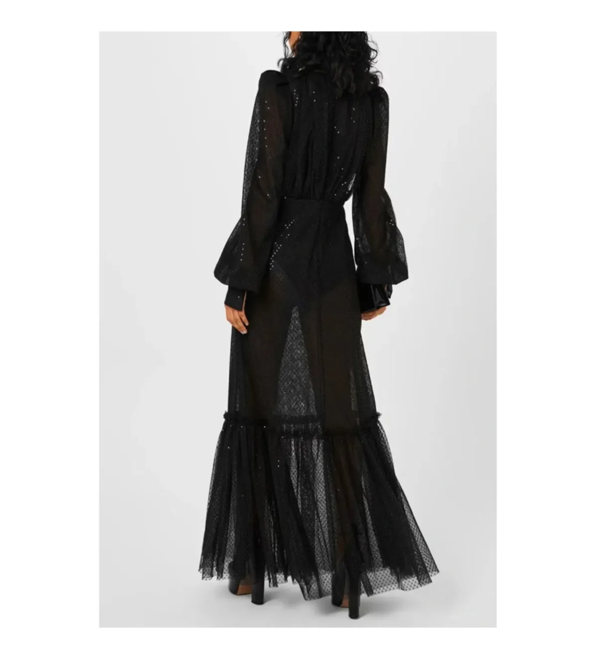The Vampire’s Wife Royal Sorceress Gown in Black Size UK12 for rent on The Volte - main image