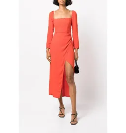 Reformation Hilda Dress Red Size UK 12 for rent on The Volte - image 1