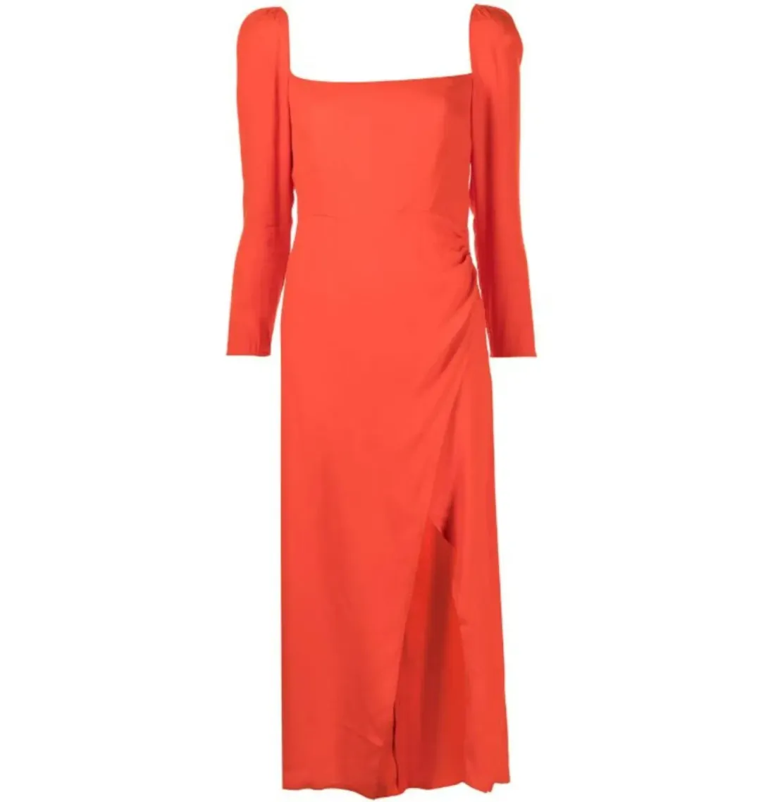 Reformation Hilda Dress Red Size UK 12 for rent on The Volte - main image