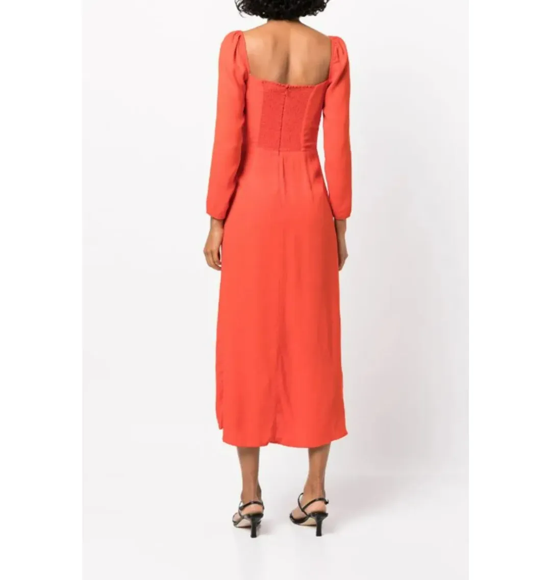 Reformation Hilda Dress Red Size UK 12 for rent on The Volte - main image