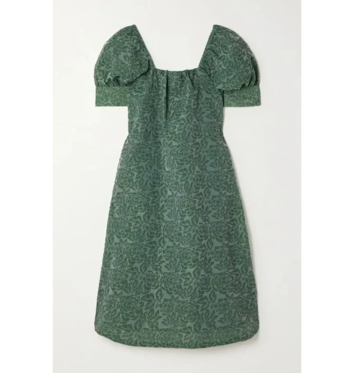 Ganni Myrtle Dress Green Size DK40 / UK 12 - Image 3