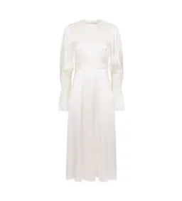 Roksanda Duana Silk Midi Dress White Size 10 for rent on The Volte - image 4
