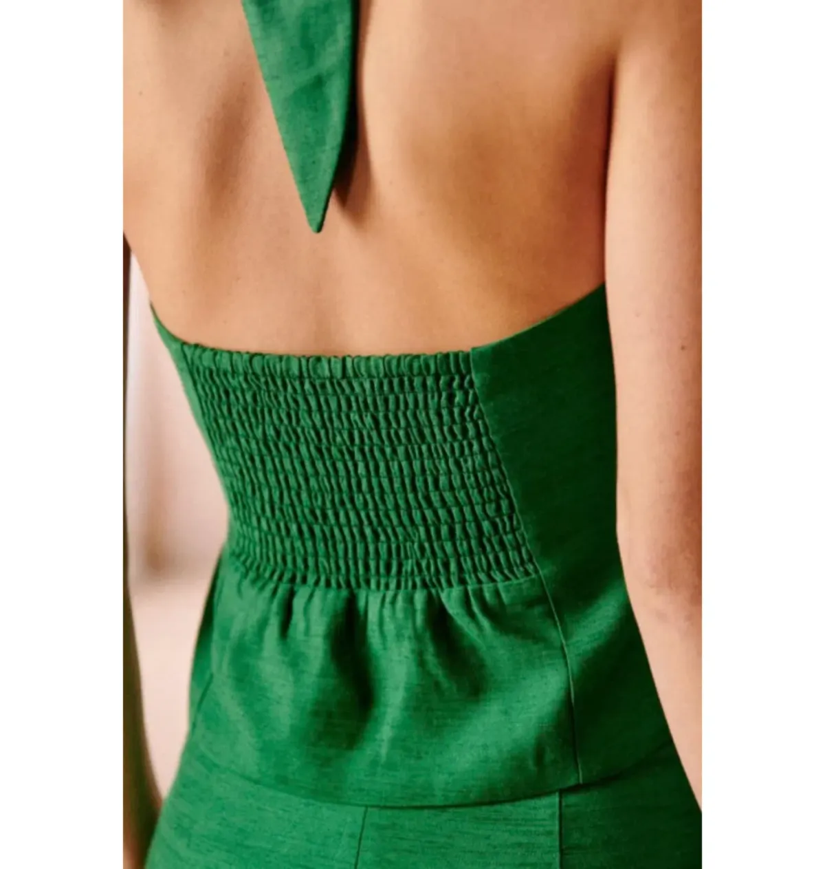 Sezane Simone Top Green Size 12 - Image 3
