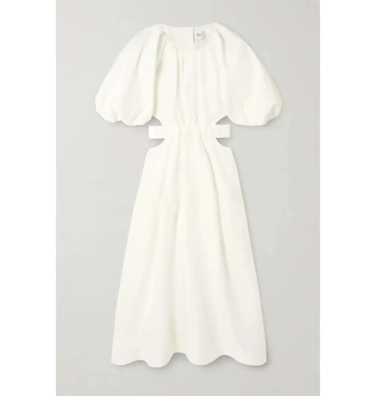 Aje Mimosa Dress Ivory Size UK 8 - Image 6