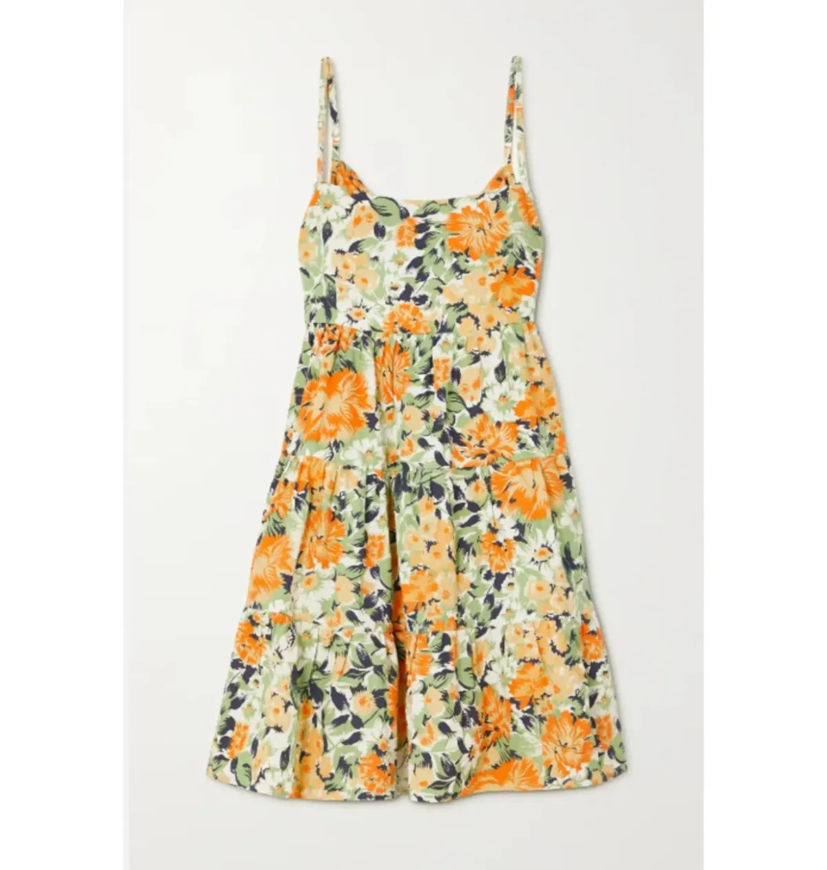 Faithfull The Brand Octavia Mini Dress Floral Size 12 - Image 3