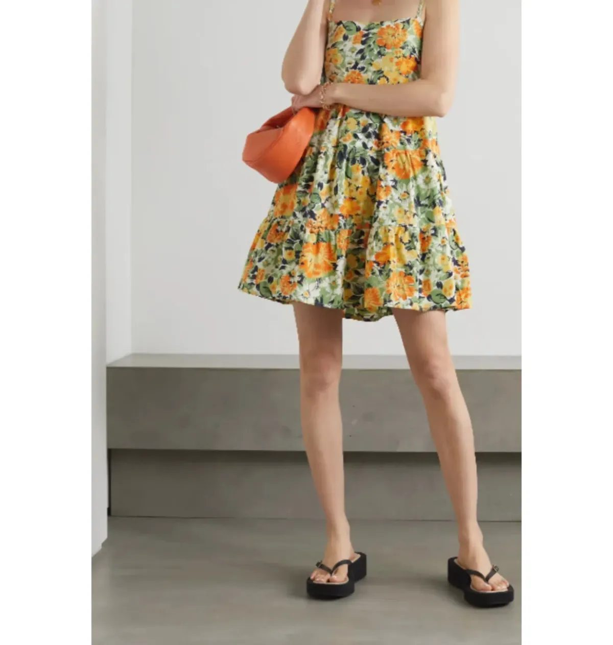 Faithfull The Brand Octavia Mini Dress Floral Size 12 - Image 1