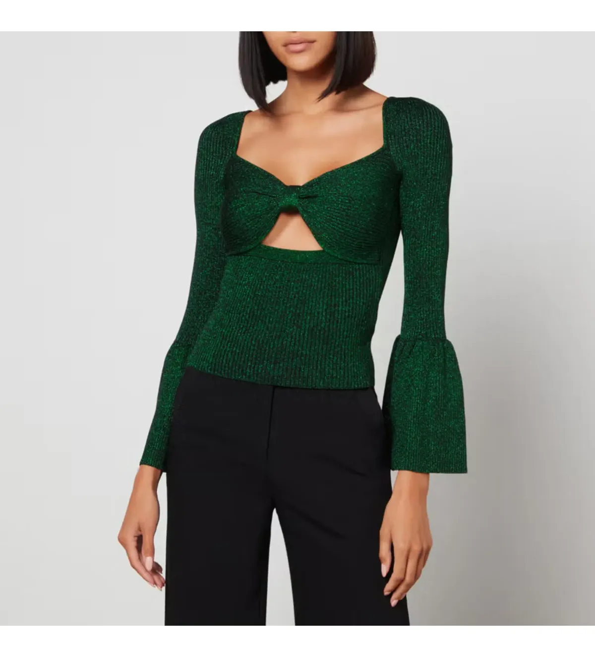 Self-Portrait Knit cut out top Size L/ UK 12 - Image 3