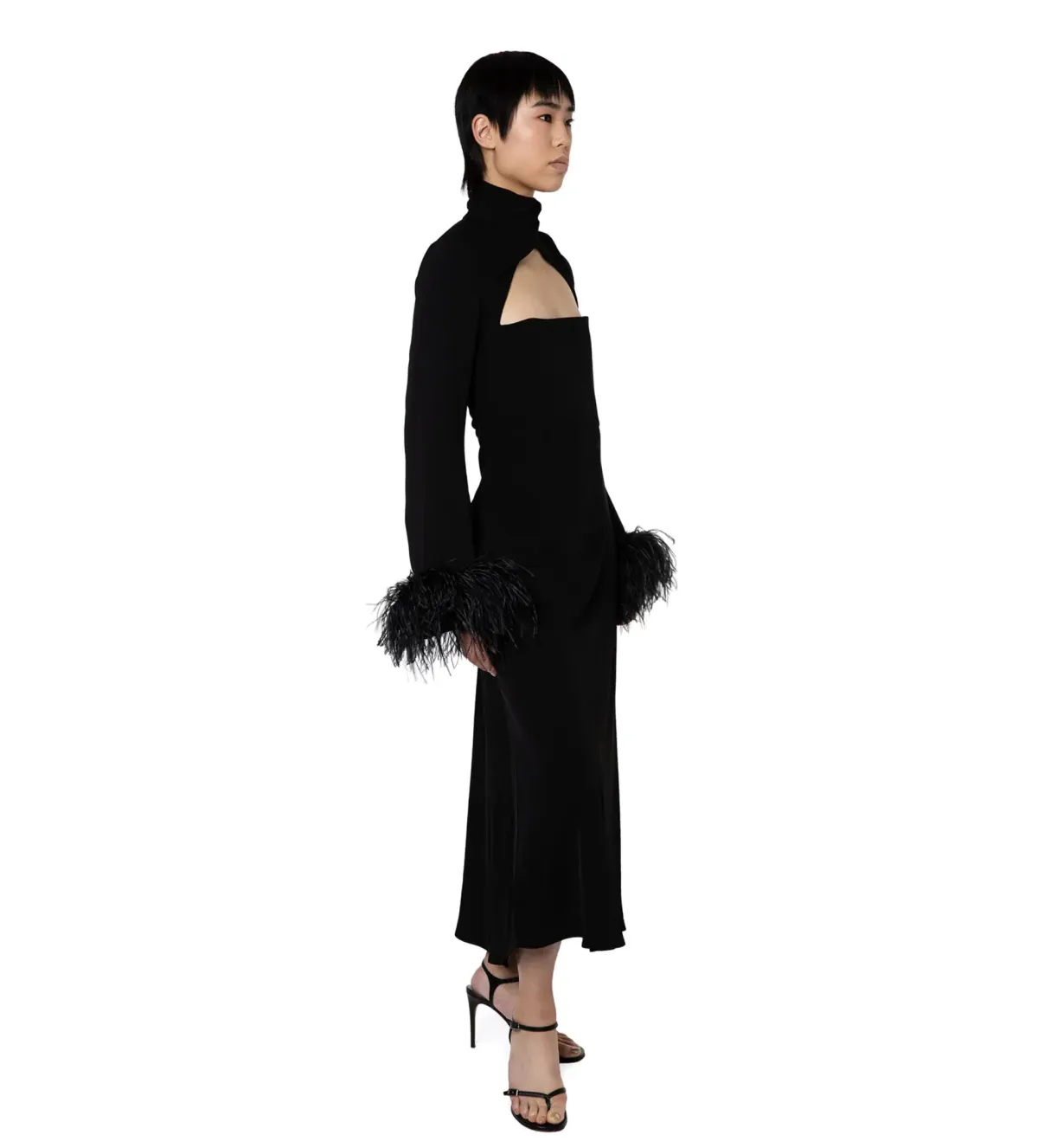 16ARLINGTON Odessa midi dress in Black Size UK 10 - Image 2