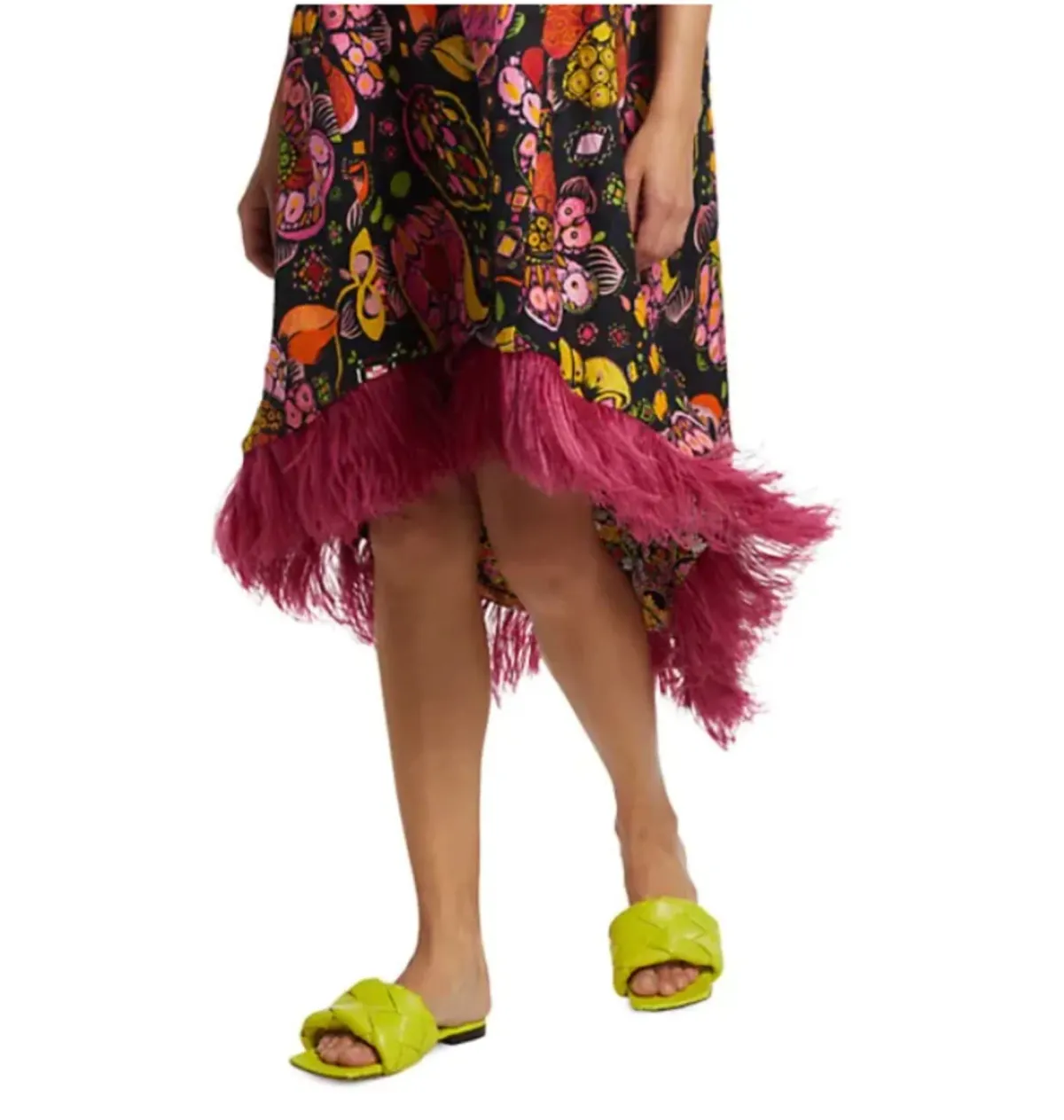 La DoubleJ La Scala Midi Dress Print Size 12 - Image 3