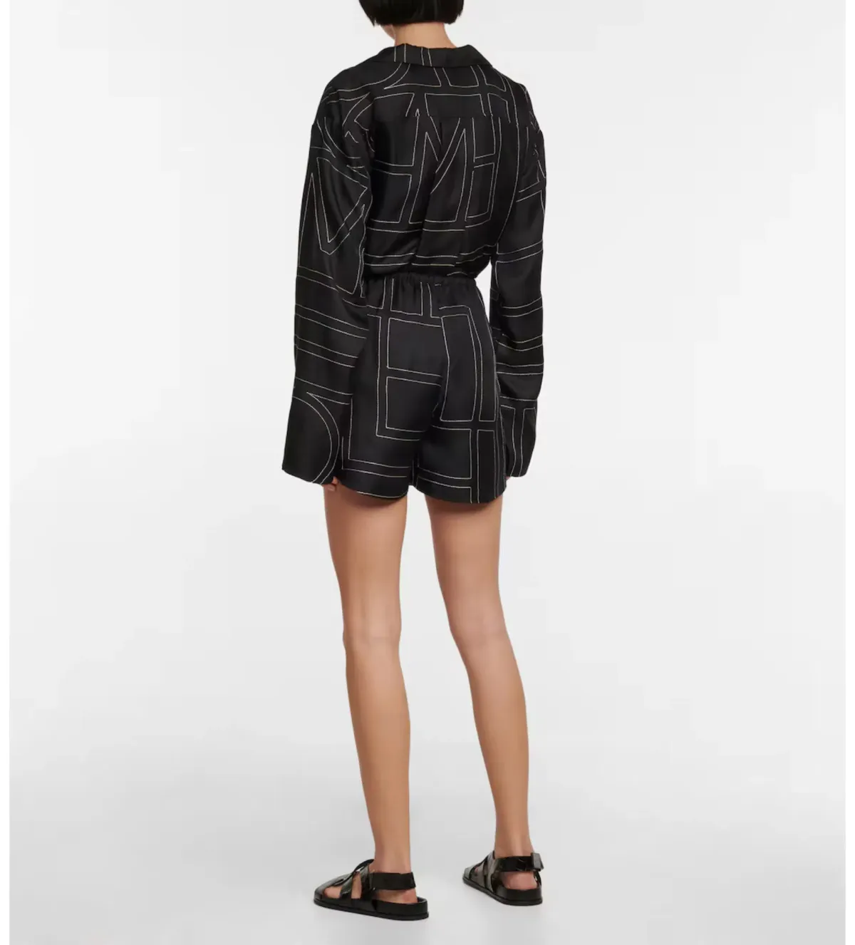 Totême Monogram Co-ords Black Size UK 10 - Image 2